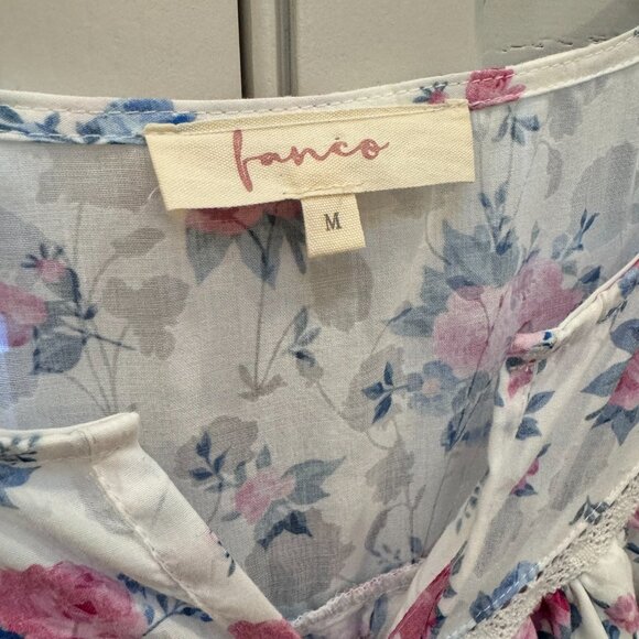 Fanco floral mini Dress - size medium - Picture 3 of 4